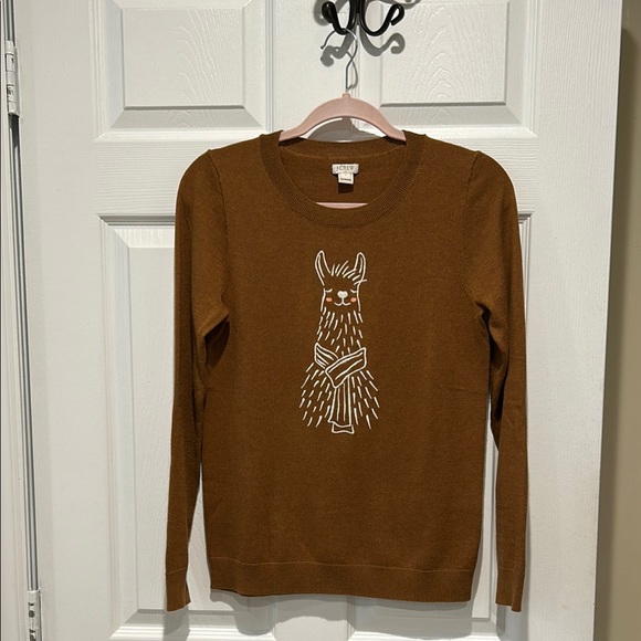J. Crew Sweaters - J. Crew Embroidered Alpaca Sweater